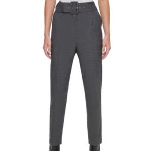 DKNY Petite Skinny Belted Pants